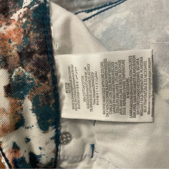 Floral skinny pants, not very elastic, never used - Picture 3 of 4